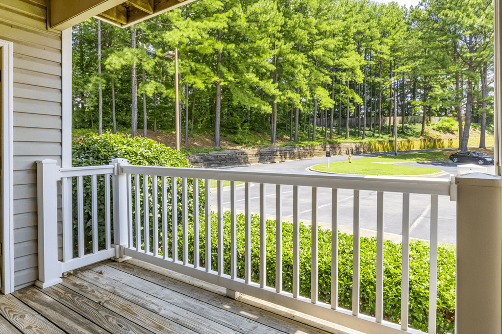 Large Balcony at Bridges at Mallard Creek Apartment Homes, Charlotte, NC