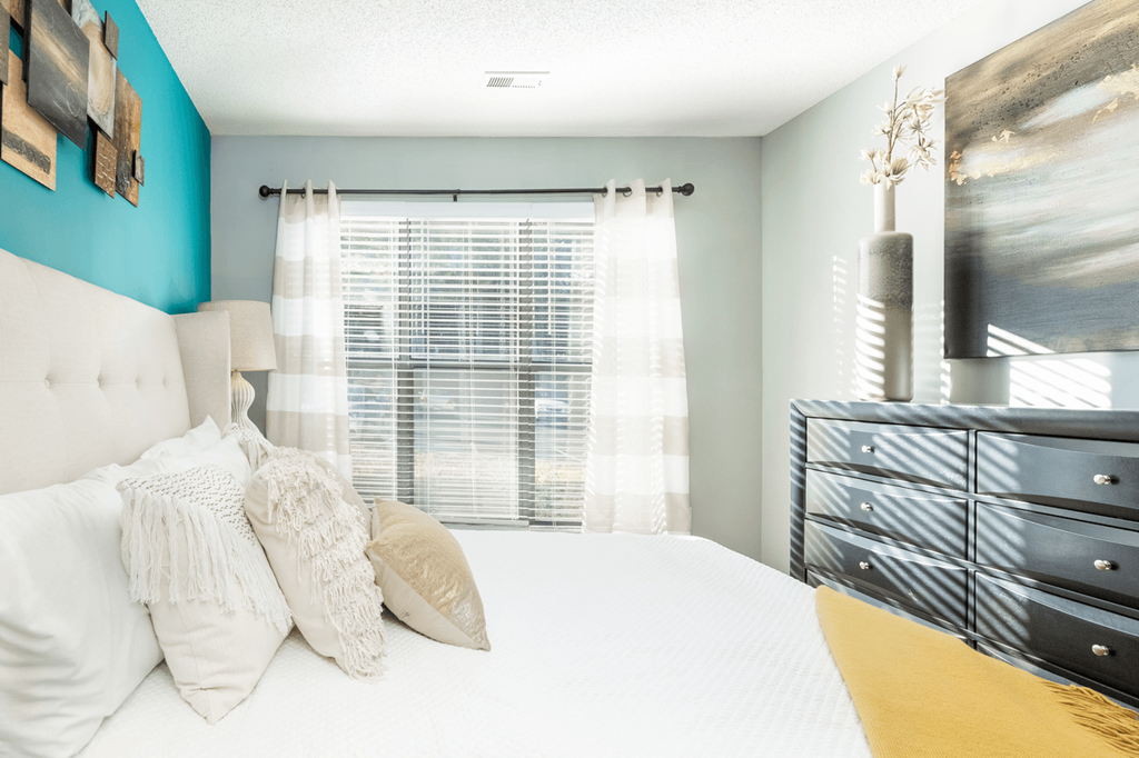 Large Comfortable Bedrooms at Bridges at Mallard Creek Apartment Homes, Charlotte, NC, 28269