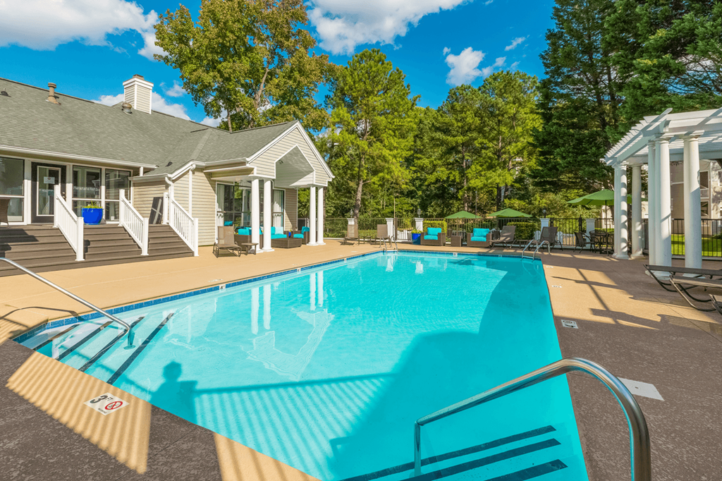 Pool View at Bridges at Mallard Creek Apartment Homes, Charlotte, NC, 28269