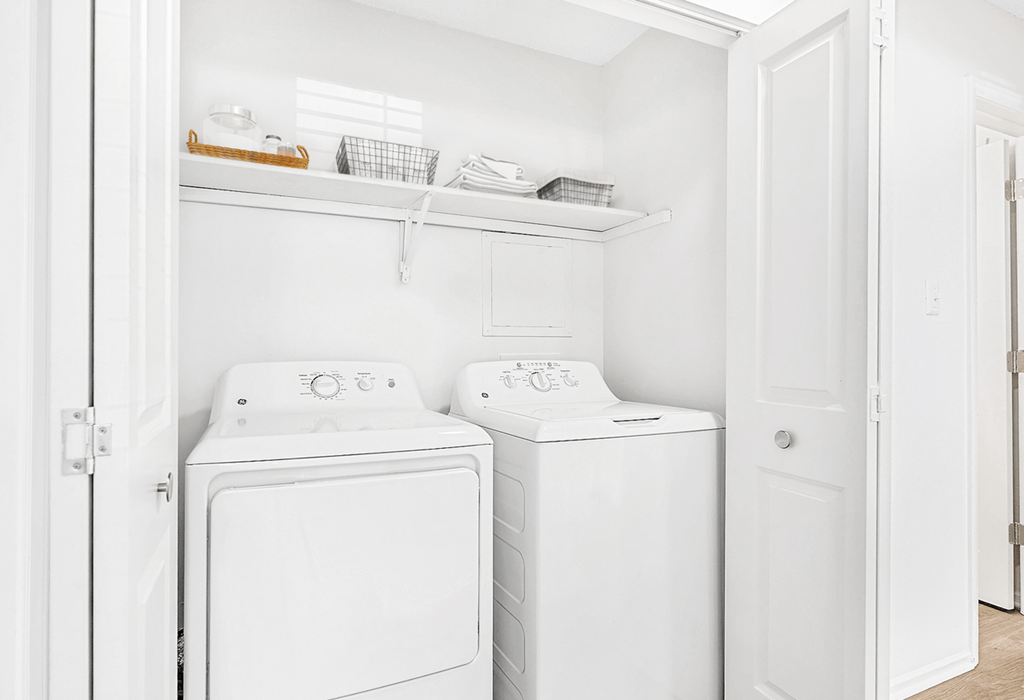 In Home Full Size Washer And Dryer at Bridges at Mallard Creek Apartment Homes, Charlotte, 28269