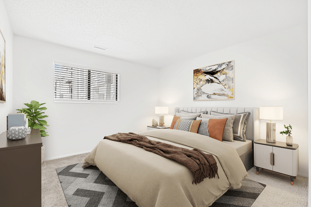 Large Bedroom at Bridges at Mallard Creek Apartment Homes, North Carolina