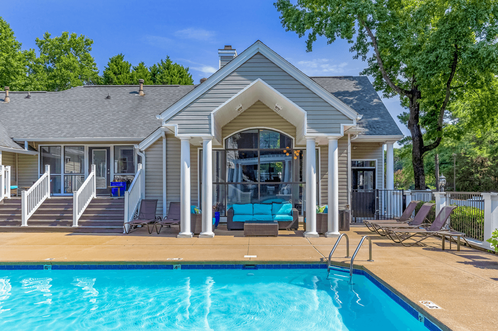 Crystal Clear Swimming Pool at Bridges at Mallard Creek Apartment Homes, Charlotte, NC, 28269
