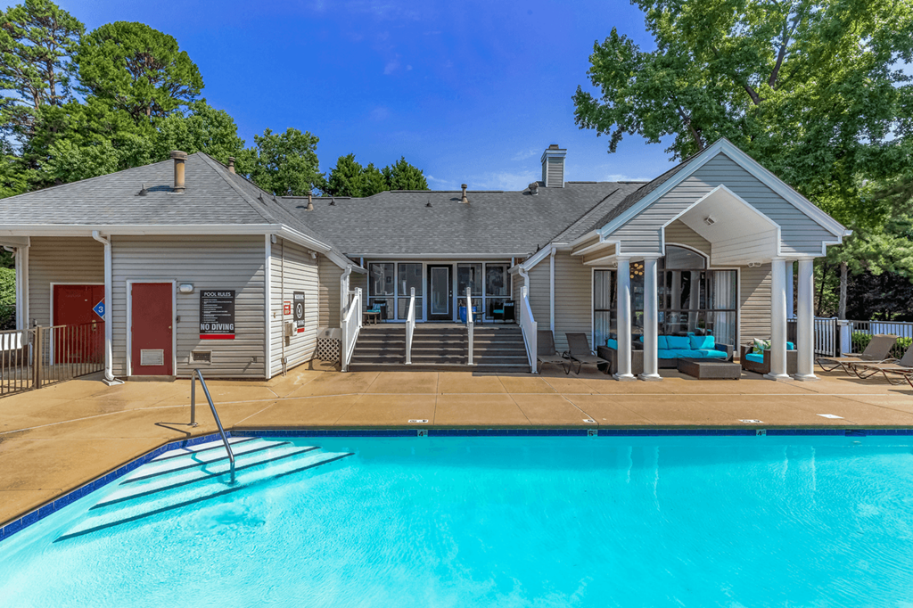 Pristine swimming pool at Bridges at Mallard Creek Apartment Homes, North Carolina, 28269
