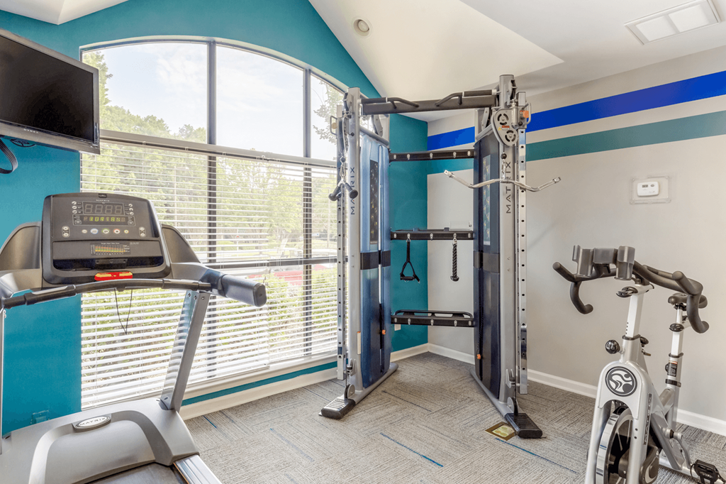 Fitness Studio at Bridges at Mallard Creek Apartment Homes, Charlotte