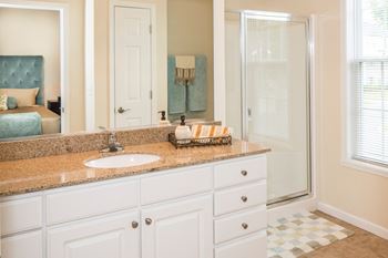 Model Bathroom at Ashley Court Apartments, North Carolina