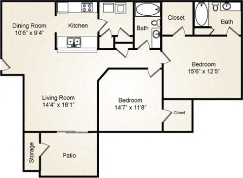 Brighton 2b2b floor paln