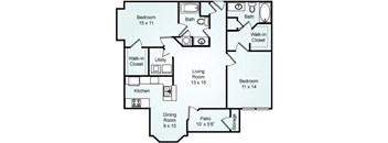 a floor plan of a house