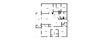 3 bedroom 2 bathroom floorplan