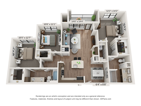 Floor plan 3 bed 2 bath