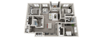3 bed 2 bath at Foxwood Apartments, Raleigh-Durham, 27616