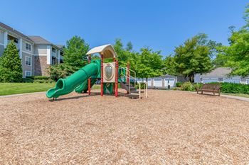 playground area with slide