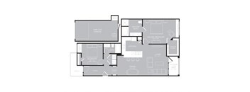 Two bedroom floorplan