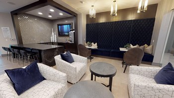 Clubhouse sitting area facing kitchen - Photo Gallery 23