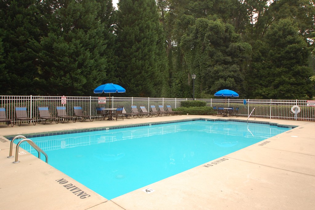 Community pool with sundeck