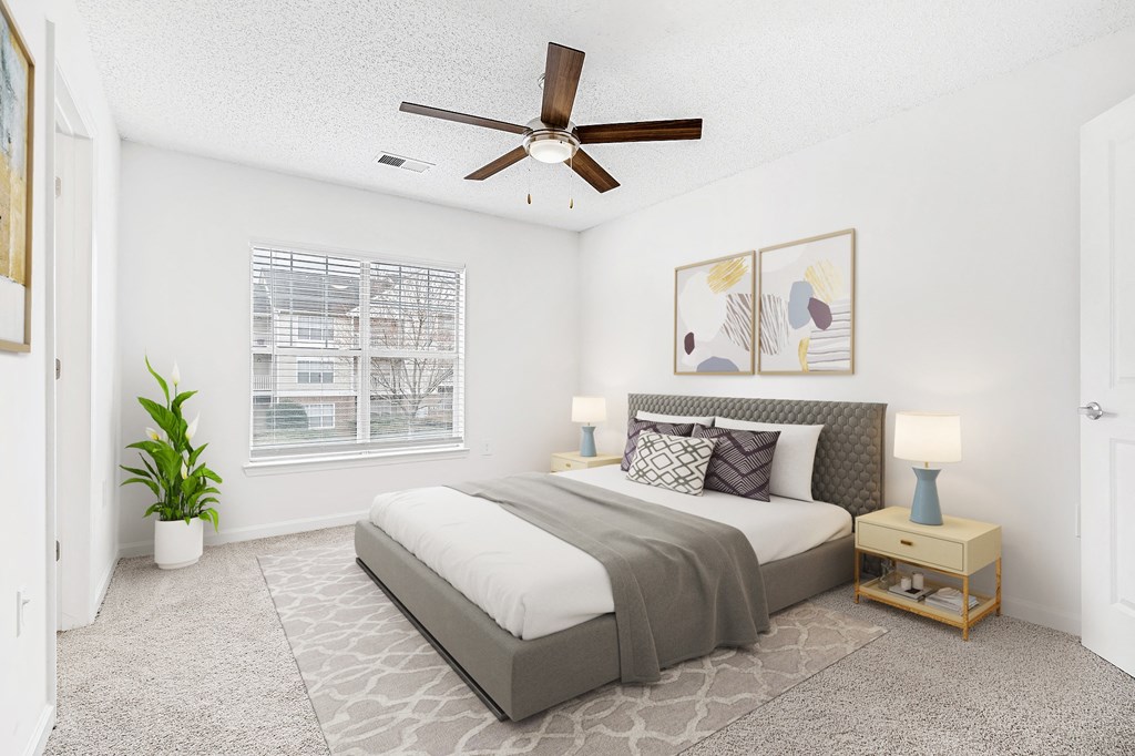 Spacious Bedroom at The Grayson Apartment Homes, Charlotte, North Carolina