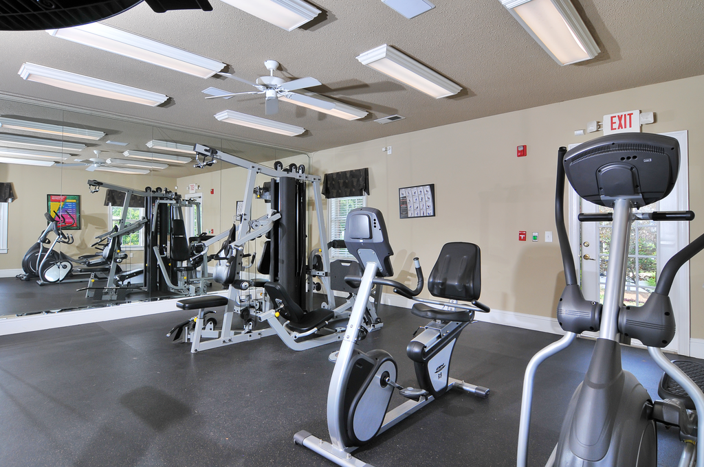Fitness Center with Exercise Equipment