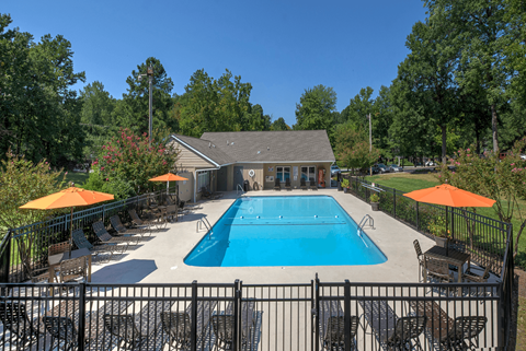 our apartments showcase a swimming pool