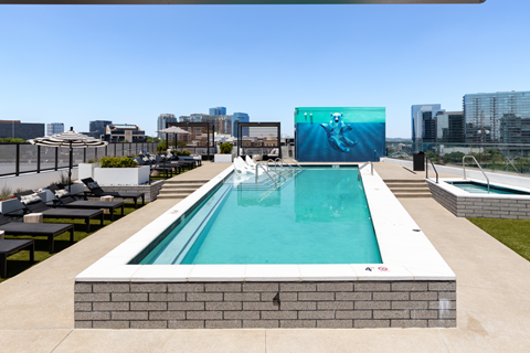 swimming pool with sundeck