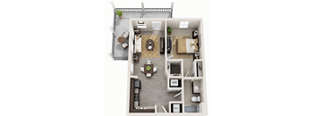 a floor plan of a small apartment