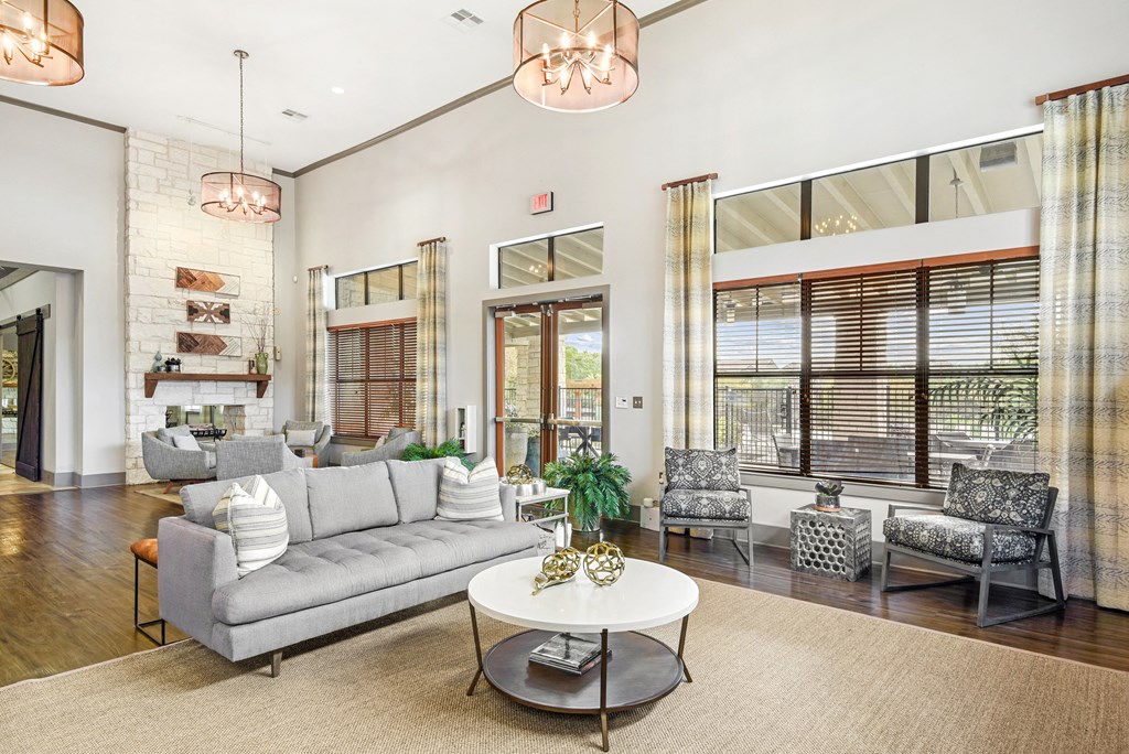 clubhouse lounge area