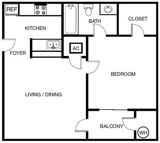 Bella (A1) floor plan.