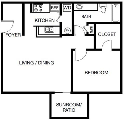 Cella (A4) floor plan.