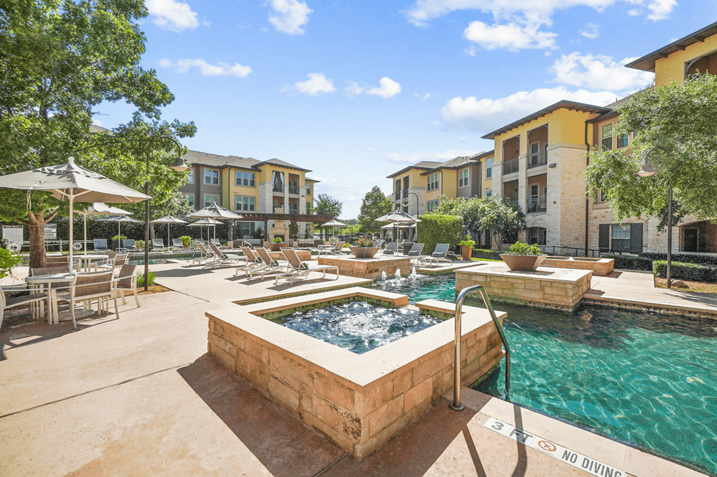 take a dip in our resort style pool