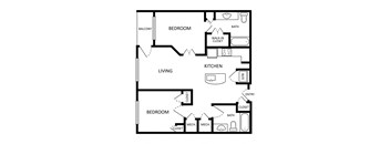2b 2b 925 sqft