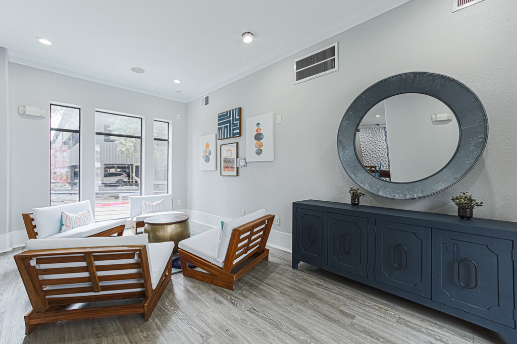 clubhouse lounge area