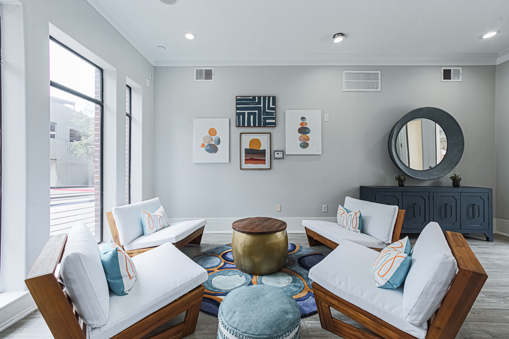 clubhouse lounge area