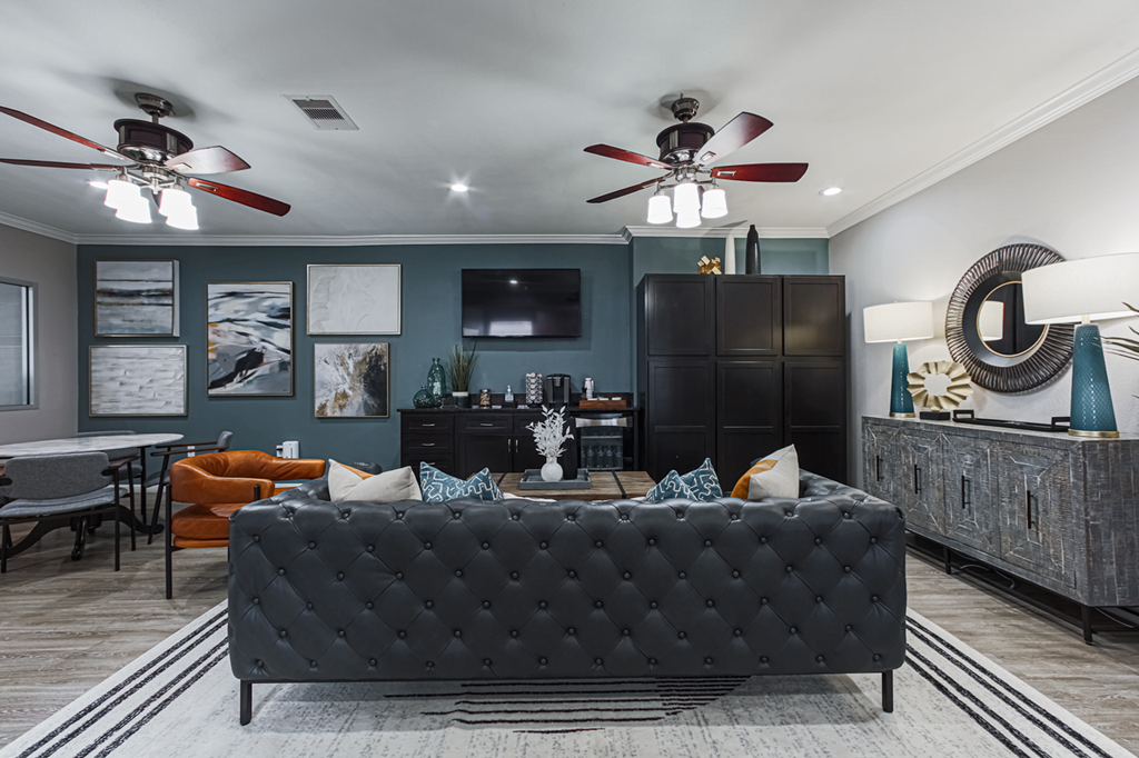 clubhouse lounge area