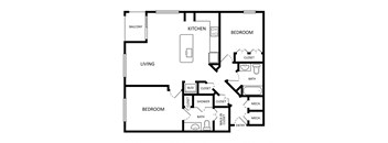 2b 2b 1056 sqft