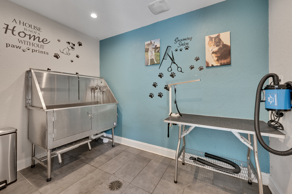 pet grooming station