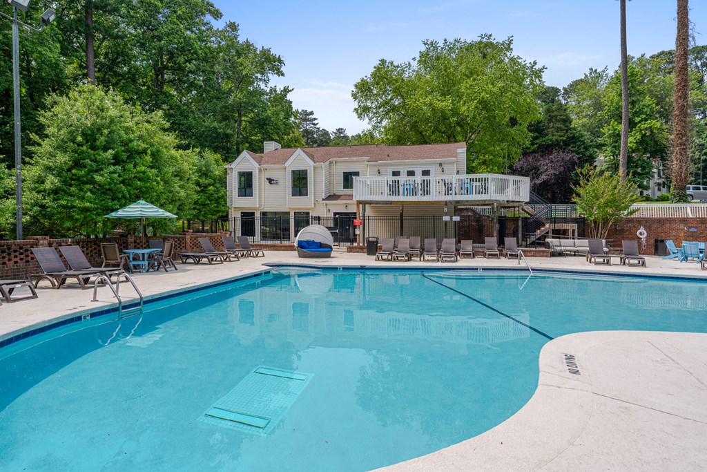 swimming pool with sundeck