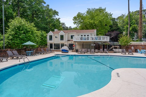 swimming pool with sundeck