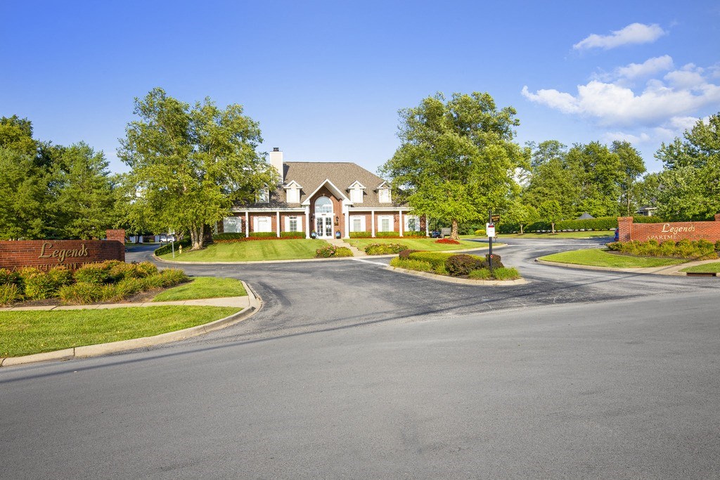 a house with a street in front of it