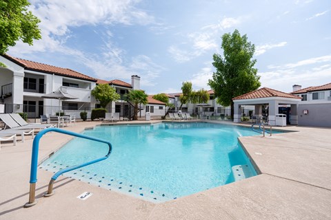 swimming pool with sundeck