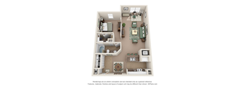 1 bedroom 1 bathroom floorplan