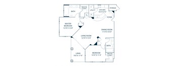 Madison two bedroom floorplan