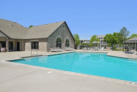 swimming pool with sundeck