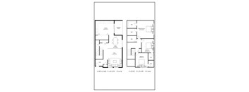 Three Bedroom Two Bathroom Floor Plan The Majestic  1723 SF