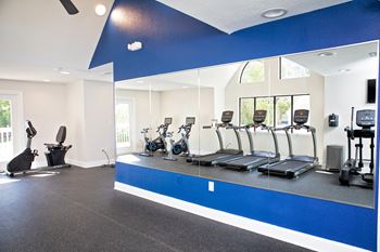 fitness center with equipment