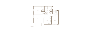 bedroom floor plan | the mille brookhaven apartment homes