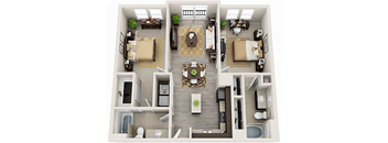 Morrell two bedroom floorplan