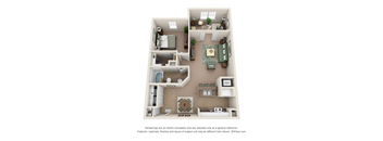 1 bedroom 1 bathroom floorplan