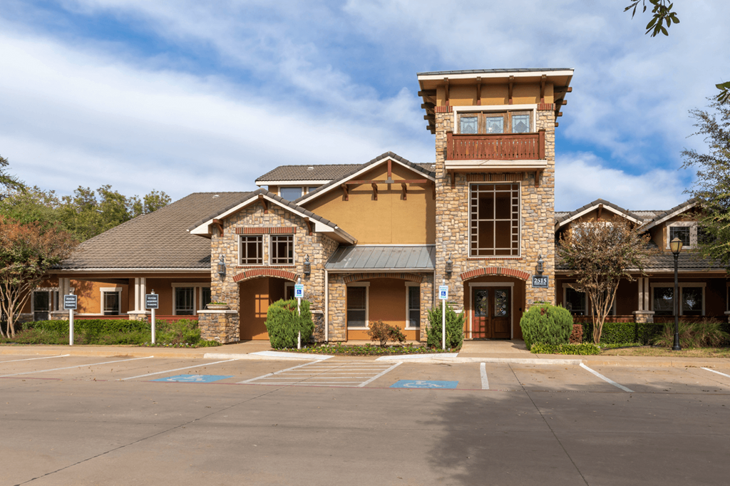 Front exterior of leasing office.