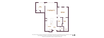 1 bedroom 1 bathroom floorplan