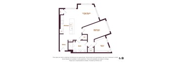 1 bedroom 1 bathroom floorplan