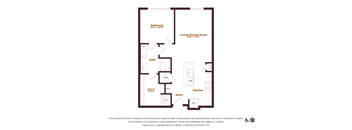 1 bedroom 1 bathroom floorplan