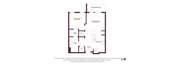 1 bedroom 1 bathroom floorplan